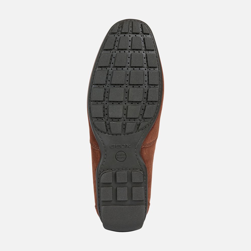 Mocassins Geox Homem Marrom Escuro - Moner - SLIFR0495